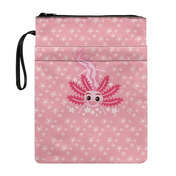 HELLHERO Salamander Print Notebook Wraps Bible Cover Case for Waterproof Christian Bible Accessories Polyester Fabric with Handle and Washable