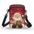 thumbnail image 1 of HELLHERO Santa Claus Gift Design Women Crossbody Bag for Women Double-layer Sling Bag Polyester Lightweight, 1 of 7