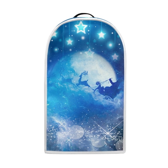 HELLHERO Santa Claus and Reindeer Pattern Mixer Cover for Kitchen Home Lightweight