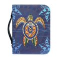 thumbnail image 1 of HELLHERO Sea Turtle Bible Cover, Protective PU Leather Bible Covers for Bible Study Prayer, Large Capacity Bible Book Protective Case Covers, 1 of 12