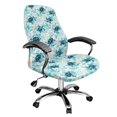 thumbnail image 1 of HELLHERO Sea Turtle Print Office Chiar Cover, Protective Stretch Office Chair Cushion Backrest Cover for Rotating Desk Slipcover Easy Install, Blue, 1 of 7