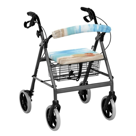 HELLHERO Seat Back Cover Removable Rollator Walker Seat Covers for Elderly Adults Non Slip Easy Install for Cover Only