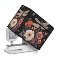 thumbnail image 1 of HELLHERO Sewing Machine Cover 17.7x8.6x12.5 Inch Top Handle Waterproof Cover Soft, Dragonfly Flowers, 1 of 8