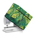 thumbnail image 1 of HELLHERO Sewing Machine Cover Tropical Leaf Jungle Dustproof Front Pocket Polyester Material Daily Uses, 1 of 8