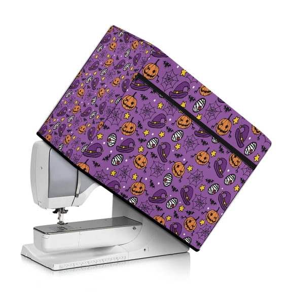 HELLHERO Sewing Machine Cover Waterproof Easy to Organizer with Pockets for Extra Accessories Home Uses
