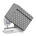 thumbnail image 1 of HELLHERO Sewing Machine Cover with Handle and Pocket Lightweight Waterproof Dustproof Protector Universal Gray Dot Pattern, 1 of 8