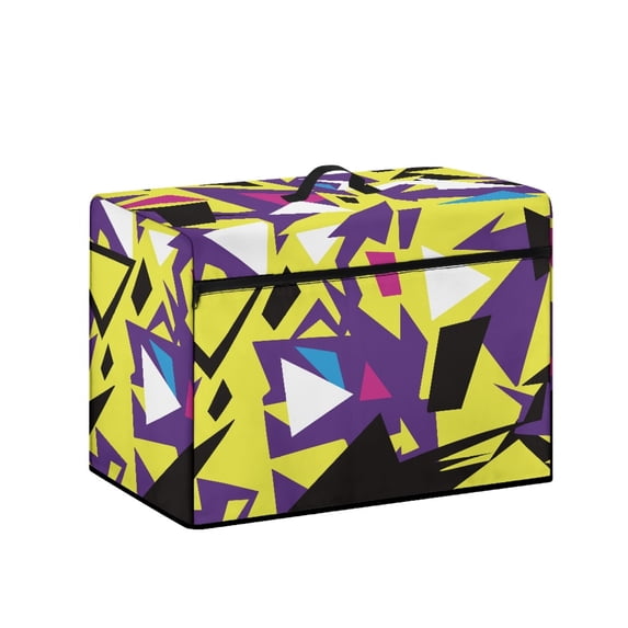 HELLHERO Sewing Machine Covers Geometric Triangle Pattern Easy to Clean Washable Fabric Lightweight & Sturdy