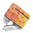 thumbnail image 1 of HELLHERO Sewing Machine Dust Cover 17.7x8.6x12.5 Inch Protective Sleeve Durable Foldable Maple Leaf Musical Note, 1 of 8