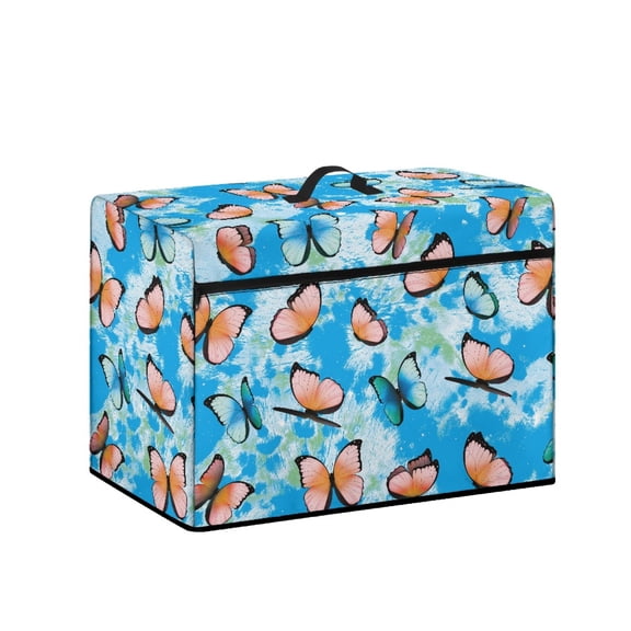 HELLHERO Sewing Machine Dust Cover Butterfly Pattern Portable Lightweight Stylish Home Appliances Covers Ideal Gifts for Mom
