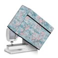 thumbnail image 1 of HELLHERO Sewing Machine Dust Cover Cherry Wave Branch Washable Zipper Storage Pockets Idel Gifts for Family Mom, 1 of 8