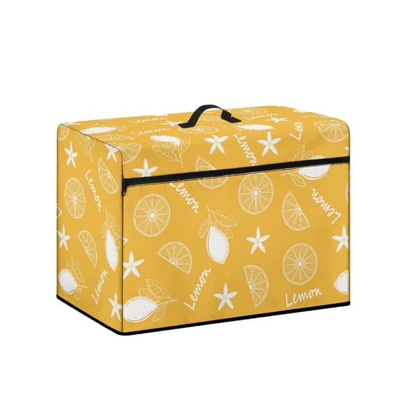 HELLHERO Sewing Machine Dust Cover Lemon Pattern Lightweight Universal Fit Polyester Waterproof Sleeve