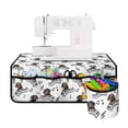 thumbnail image 1 of HELLHERO Sewing Machine Mat Beautiful & Practical Fusion Sewing Accessories Fabric Polyester to Store Bobbins for Friend Family Present Home Sewing Classes, 1 of 5
