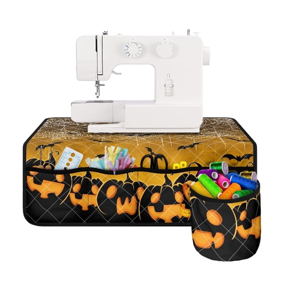 HELLHERO Sewing Machine Mat Foldable Polyester Fabric Protective Mat Beautiful & Practical Fusion Sewing Machine Mat Organizer for Ideal For Sewing Classes