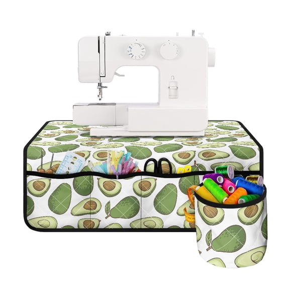 HELLHERO Sewing Machine Mat Removable Storage Bag Durable Sewing Machines Pad Foldable Polyester Fabric Waterproof, Durable Mat for Christmas