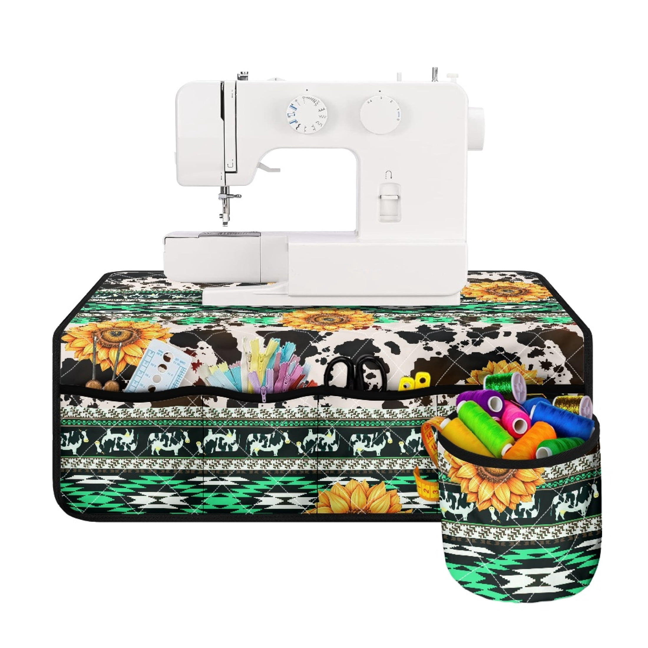 HELLHERO Sewing Machine Pad Removable Storage Bag Premium Fabric ...