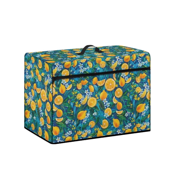 HELLHERO Sewing Machine Protective Covers Lemons Green Leaves Universal Protection Cover Durable Home