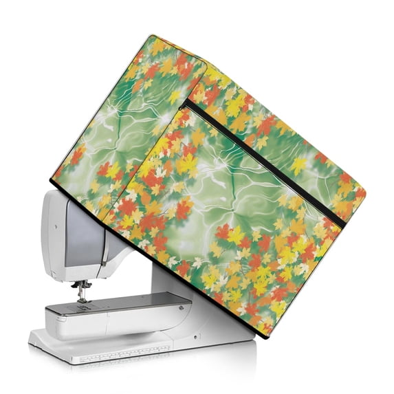 HELLHERO Sewing Machine Protective Sleeve Cover Leaf Universal Pocket for Housewife