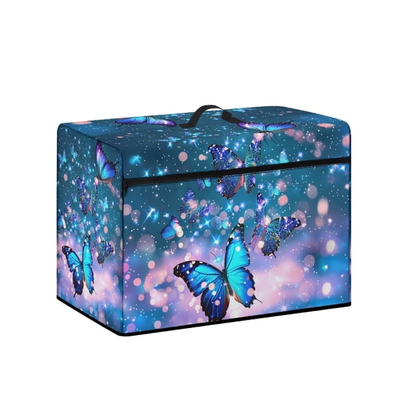 HELLHERO Sewing Machine Storage Cover Butterflies Fits Most Sewing Machines Durable Dustproof Cover