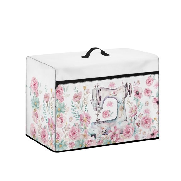 HELLHERO Sewing Machine Waterproof Cover Sewing Machine Dustproof Zipper Pouch Reusable Easy to Store Foldable