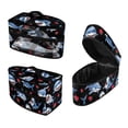 thumbnail image 1 of HELLHERO Shark Strawberry Pattern Travel Steamer Storage Bag Polyester 11.8x6.69x5.5 In, Bag Only, 1 of 6