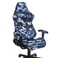 thumbnail image 1 of HELLHERO Sharks Camo Print 4 Pcs Gaming Chair Cover with Armrest Cover for Gamer, Stretch Spandex Gaming Chair Slipcover with Armrest Covers for Living Room, 1 of 10