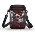thumbnail image 1 of HELLHERO Skull Butterfly with Adjustable Strap Crossbody Bag for Adults, Outdoor Holiday Travel, 1 of 7