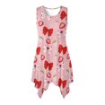 thumbnail image 1 of HELLHERO Sleeveless Summer Sleeveless Dress, Strawberry Bow Print with Heart Accents Sleeveless Sundress Polyester Women Round Neck Sleeveless Tank Dress, 1 of 8