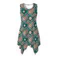 thumbnail image 1 of HELLHERO Sleeveless Sundress, Floral Theme Side Pockets Summer Sleeveless Dress, Pleated Round Neck Summer Sleeveless Dresses for Outdoor Beach Vacation, 1 of 8