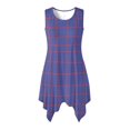 thumbnail image 1 of HELLHERO Sleeveless Sundress with Side Pockets, Asymmetric Irregular Hem Midi Dress for Daily Wear and Holiday Party, 1 of 8