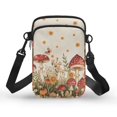 thumbnail image 1 of HELLHERO Sling Bag for Unisex Polyester Crossbody Sling Bags with with Zipper Mushrooms Butterflies, 1 of 7