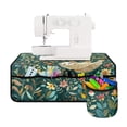 thumbnail image 1 of HELLHERO Sloth Floral Pattern Design Sewing Machine Pad Sewing Accessories Removable Storage Bag Foldable to Keep Sewing Accessories for Most Sewing Machines, 1 of 5