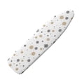 thumbnail image 1 of HELLHERO Snowflake Pattern Ironing Board Cover Elastic Edge Breathable Ironing Board Covets 3 Fasteners 15"x54", 1 of 5