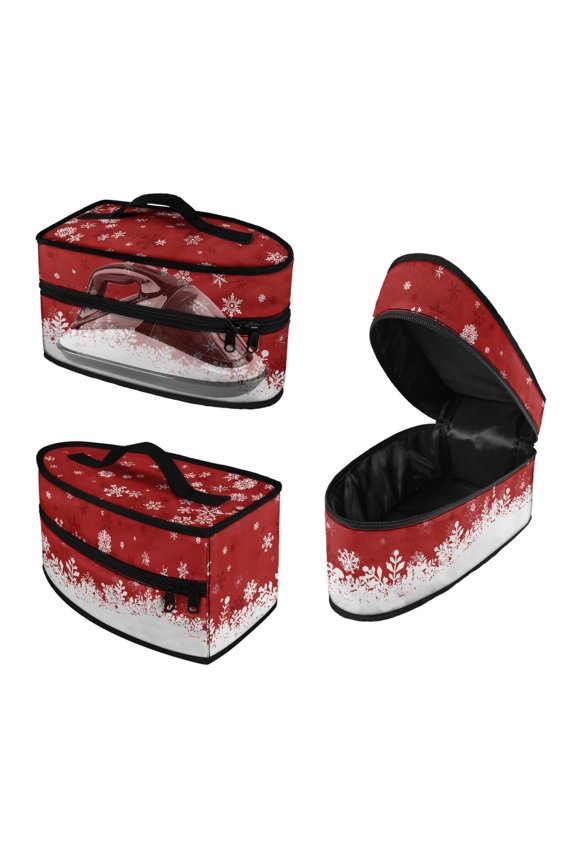 Snowflake Pattern Steams Iron Organizers Case Most Iron Garment Carrying Case Portable Steam Iron Case, Case Only