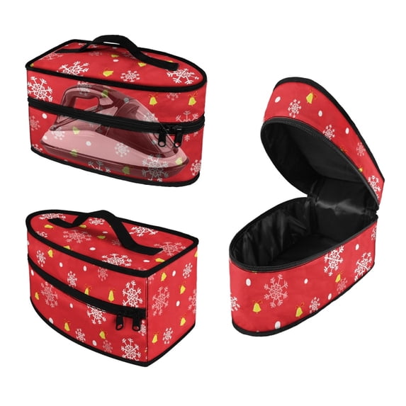 HELLHERO Snowflake Travel Irons Carrying Case Polyester Durable with Handle, Case Only