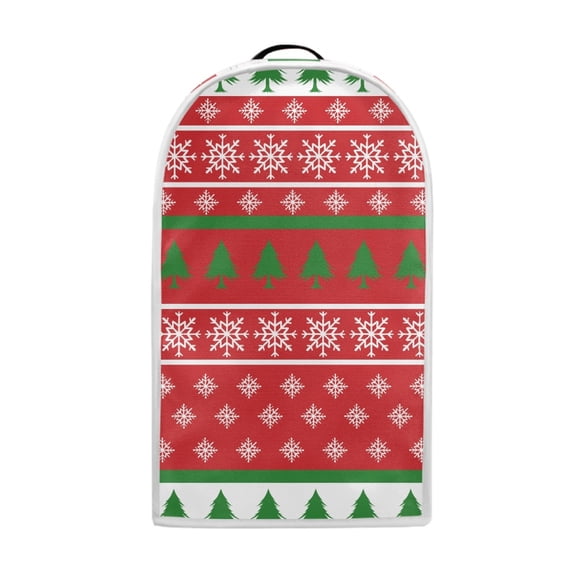HELLHERO Snowflakes Christmas Tree Protective Case for Kitchen Fitted Reusable Coffee Machine Dust Cover