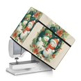 thumbnail image 1 of HELLHERO Snowman Flowers Sewing Machine Cover with Tote Handle Universal Everyday Uses, 1 of 8
