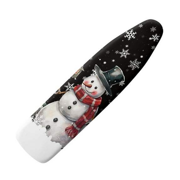 HELLHERO Snowman Ironing Board Cover, Lightweight Breathable Ironing Board Cover Protector, Dirt-Proof Heat-Resistant Ironing Protector for Ironing Board, Home Decorations