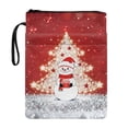 thumbnail image 1 of HELLHERO Snowman Tree Book Lovers Gifts Zipper Pouch, Polyester Fabric Book Organzier Holder Book Storage Bag Book Cover Carrying Case with Book Protection, 1 of 8