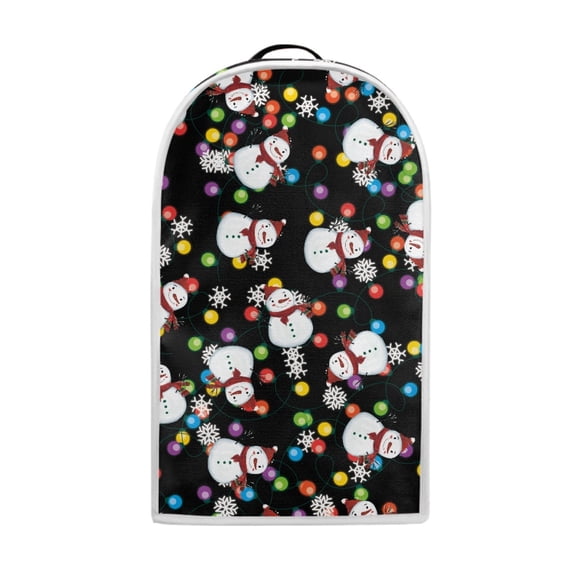 HELLHERO Snowmen with Ornaments Protective Case with Stylish Handle Polyester