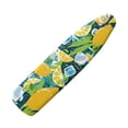 thumbnail image 1 of HELLHERO Soft Anti-Slip Ironing Board Cover 3 Fasteners Dust Covers Soft Fabric 15"x54", Lemon, 1 of 5