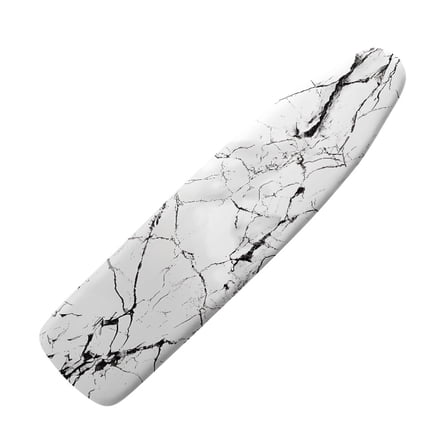 HELLHERO Soft Ironing Board Cover, Marble Ironing Board Cover, Non Stick Scorch and Stain Resistant Standard Size 15x54 Inch with Elastic Edges