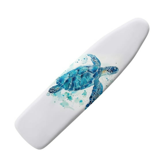 HELLHERO Soft Ironing Board Cover, Turtle Ironing Board Cover, Non Stick Scorch and Stain Resistant Standard Size 15x54 Inch with Elastic Edges