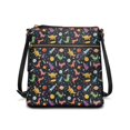 thumbnail image 1 of HELLHERO Space Dinosaur Rocket Pattern Satchel Bag, Waterproof Crossbody Purse Multiple Zipper Pockets Lightweight Women's Shoulder Bag for Shopping Travel, 1 of 7