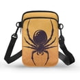 thumbnail image 1 of HELLHERO Spider Web Orange Messenger Bag, Polyester Lightweight for Adult, 1 of 7