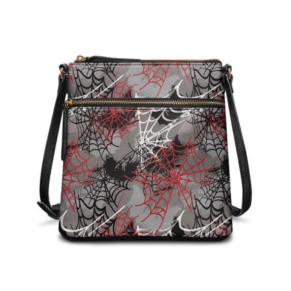 HELLHERO Spider Web Shoulder Bag Satchel Bag, Stylish Waterproof Crossbody Shoulder Bag Durable for Shopping Travel