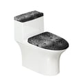 thumbnail image 1 of HELLHERO Spider's Web Toilet Dust Cover Set Universal Toilet Lid Dust Cover Set & Pack of 2 Adjustable Elastic Bottom, 1 of 8