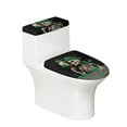 thumbnail image 1 of HELLHERO St. Patrick's Day Design Elastic Bottom Toilet Dust Cover Set with Elastic Edge, 1 of 8