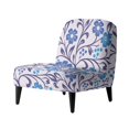 thumbnail image 1 of HELLHERO Stain Protection Armless Accent Chair Cover for Bedroom, Dustproof Armless Accent Chair Protector, Floral, 1 of 8
