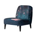 thumbnail image 1 of HELLHERO Stain Protection Elastic Bottom Armless Accent Chair Cover for Armless Chair, Accent Chair Protector Cats and Music, 1 of 8