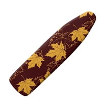 HELLHERO Standard Size Ironing Board Cover Protector Shell Fallen leaves Ironing Board Covers with Cozy Nose Pocket Dirt-Resistant Household Iron Boards Covers